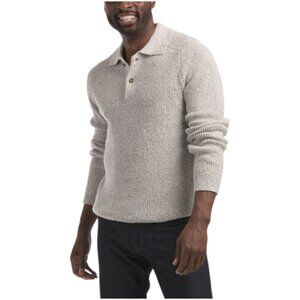 TRUTH Textured Knit Polo Sweater
